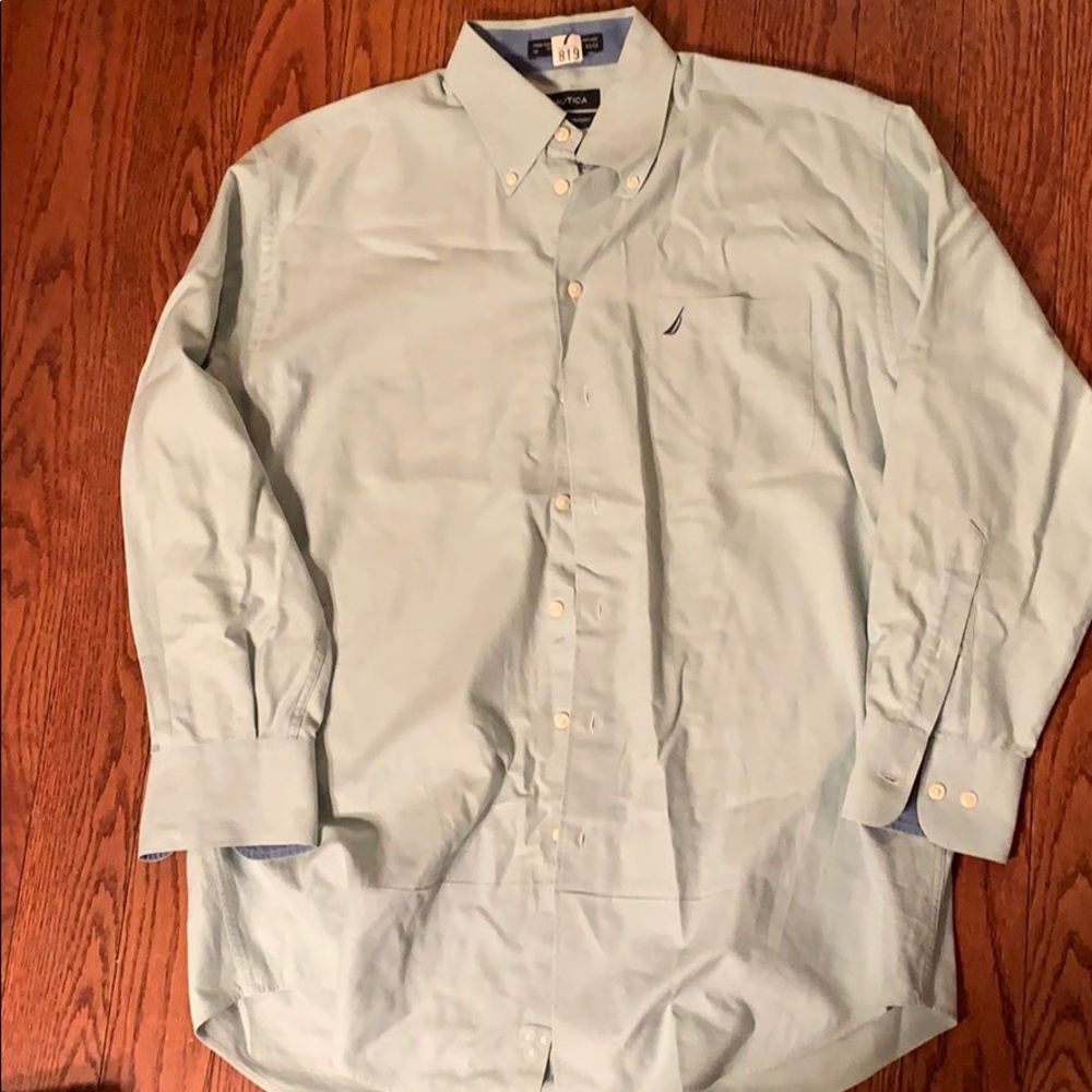 Men’s dress shirt light green color